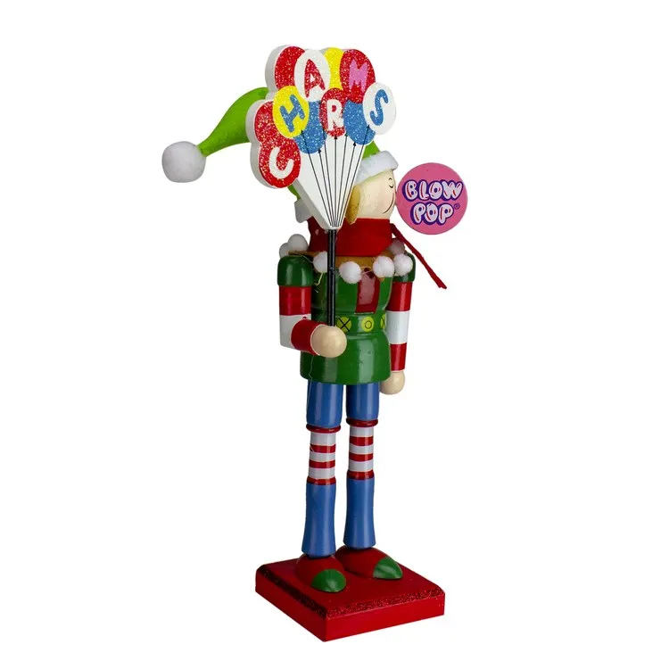 11" Red and Blue Prince Charms Blow Pop Elf Christmas Tabletop Figurine