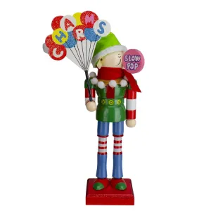 11" Red and Blue Prince Charms Blow Pop Elf Christmas Tabletop Figurine