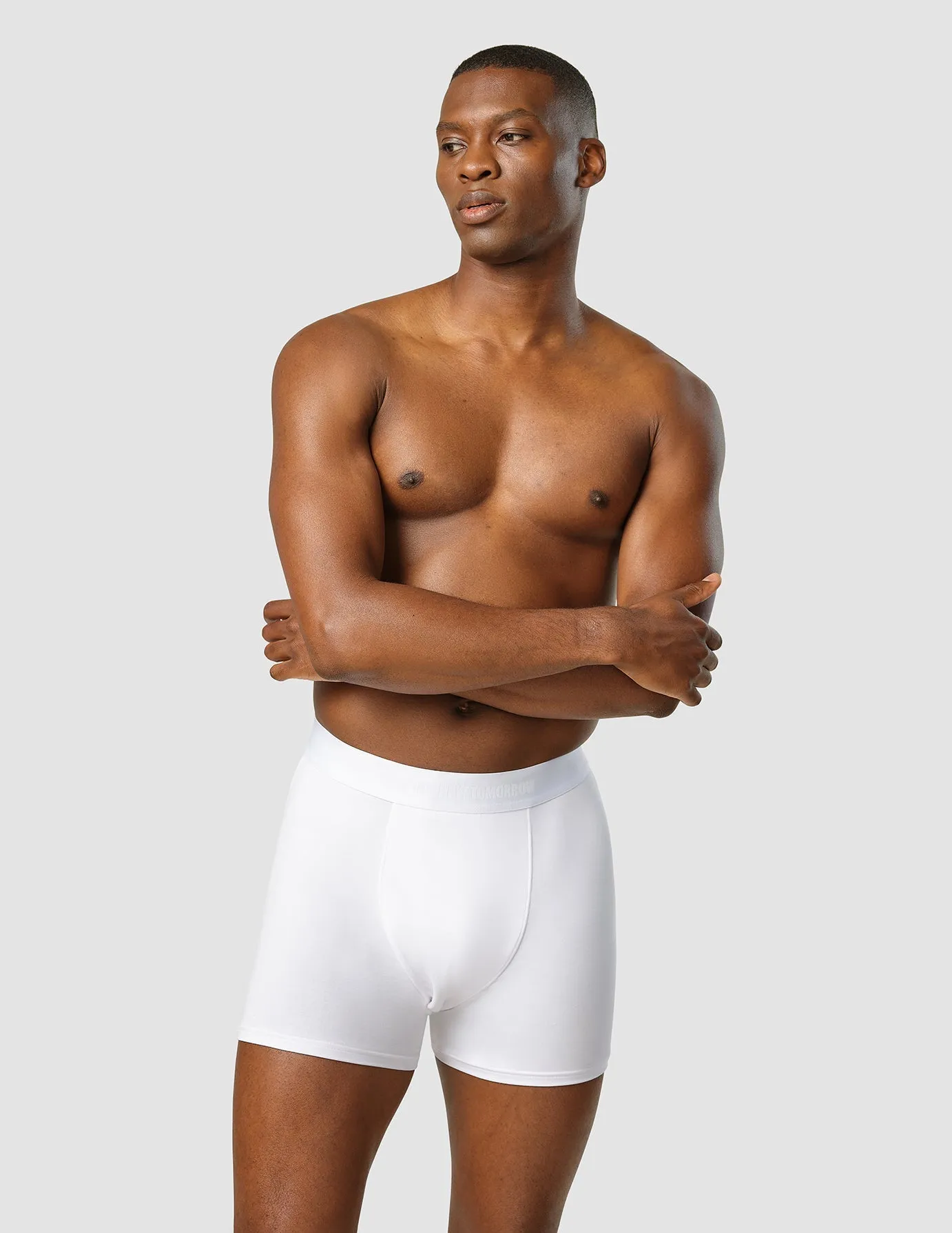 2 Pack Bamboo Viscose Boxer White
