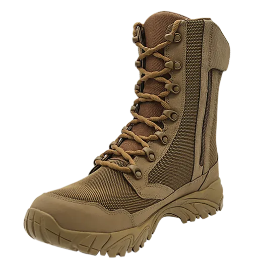 Altai 8" Brown Boot With Side Zip- Style MFH200-Z