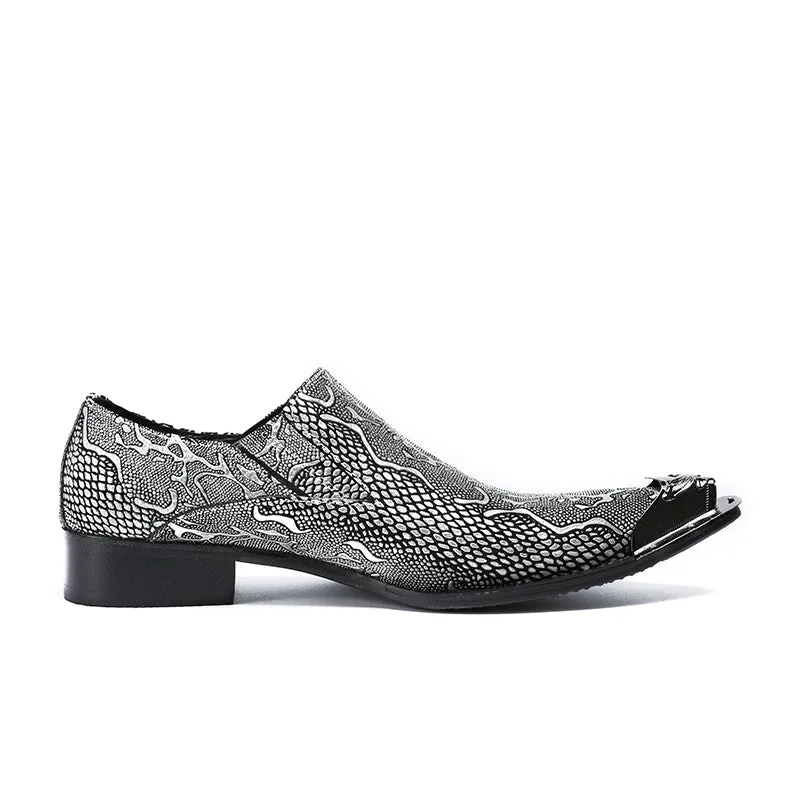 AOMISHOES™  Italian Snake Dress Shoes #8024