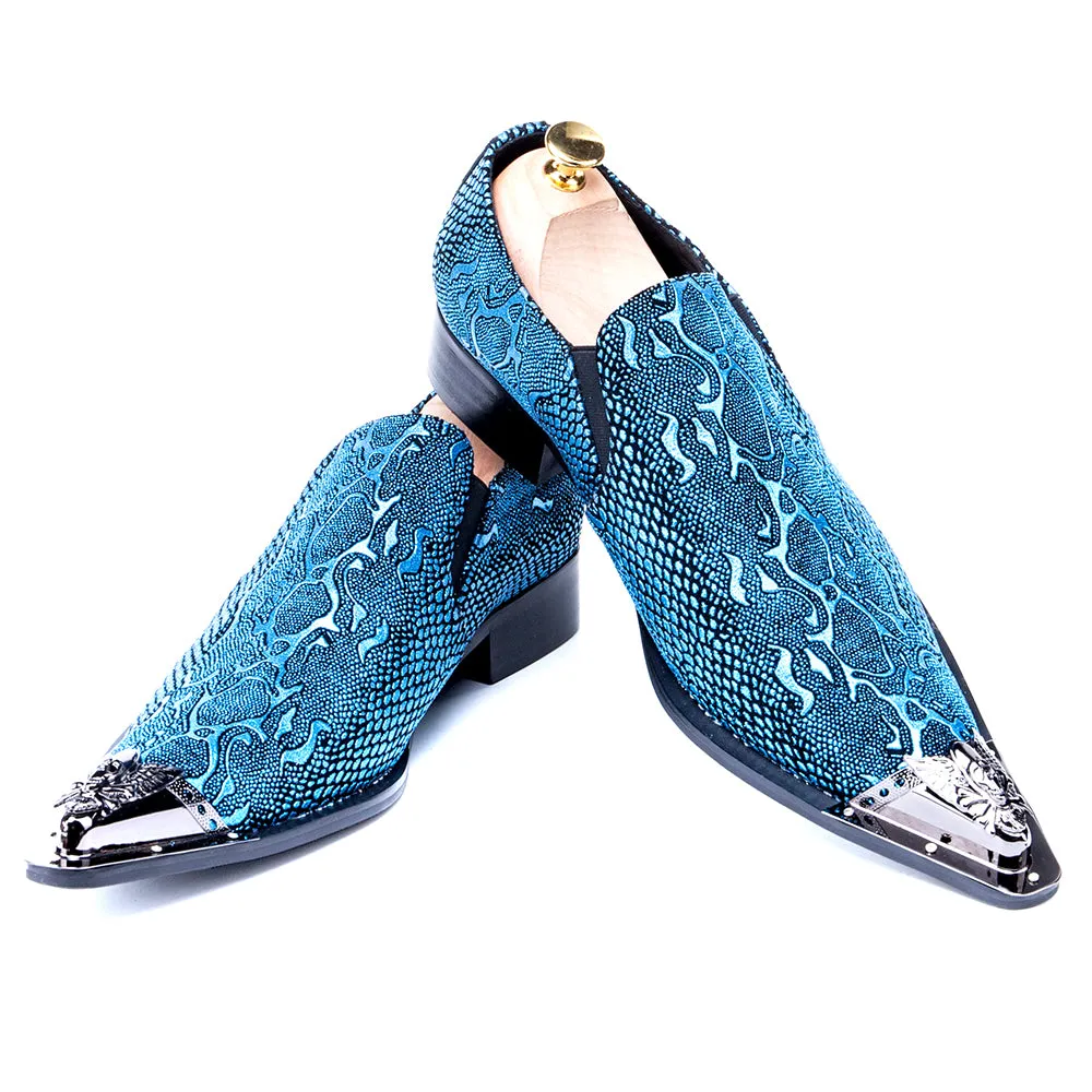 AOMISHOES™  Italian Snake Dress Shoes #8024
