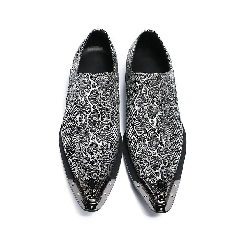 AOMISHOES™  Italian Snake Dress Shoes #8024