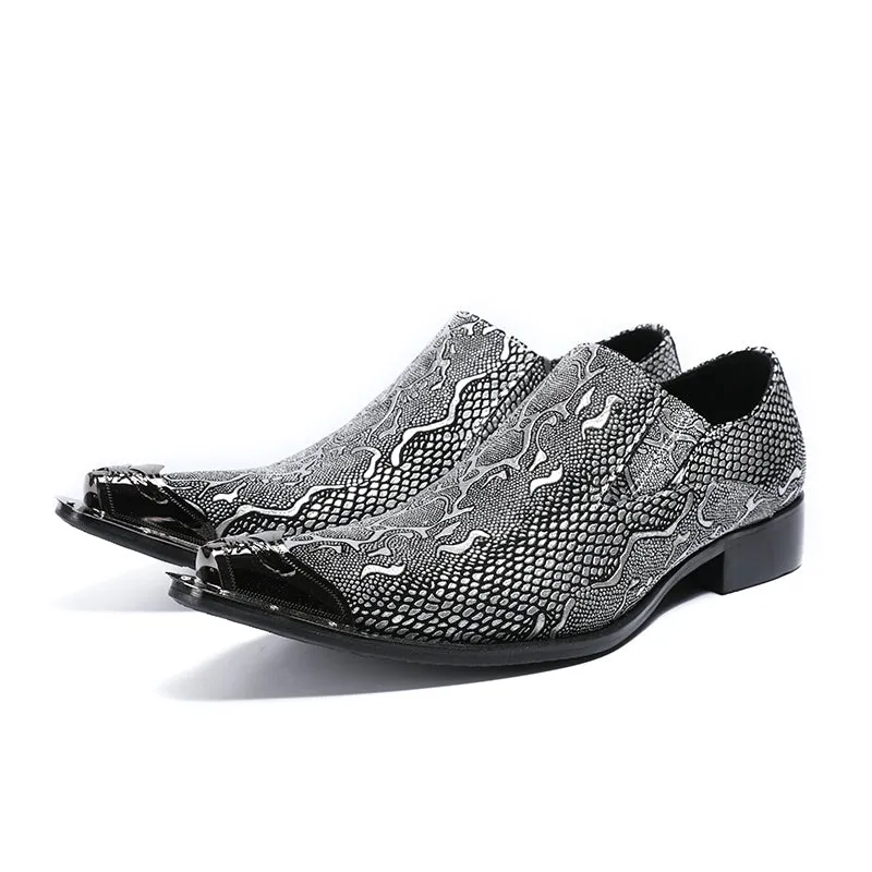 AOMISHOES™  Italian Snake Dress Shoes #8024
