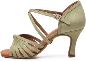 AOQUNFS Women's Latin Dance Shoes Professional Ballroom Salsa Practice Performance Dancing Shoes