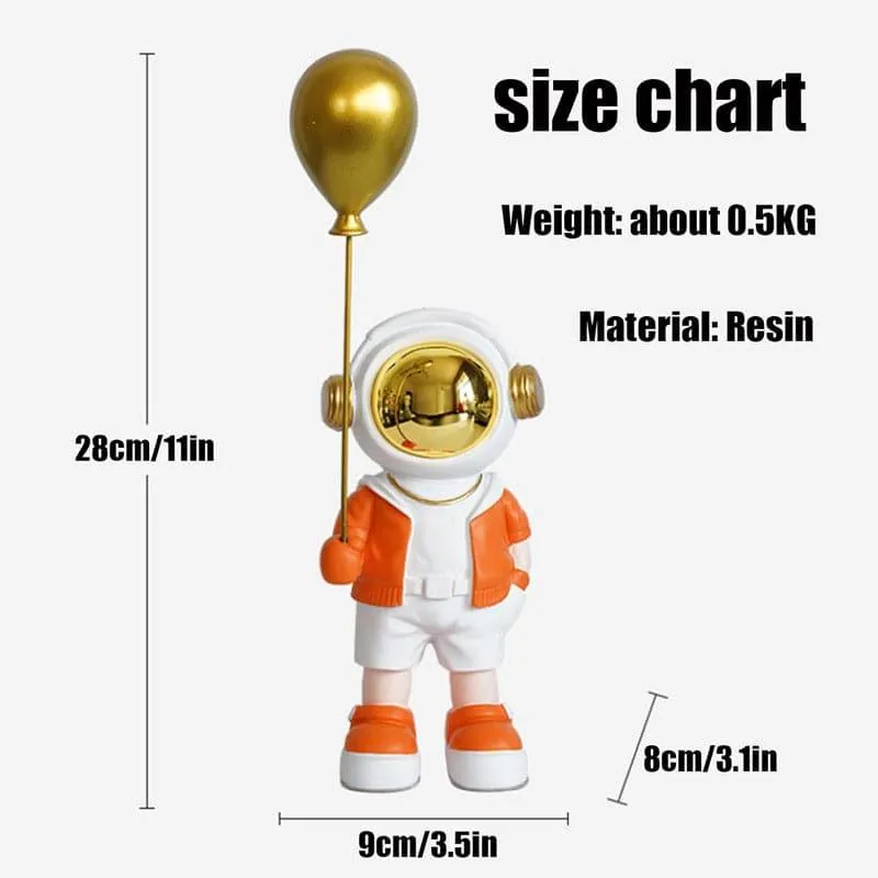 Astronaut Kiddo Showpiece - Orange