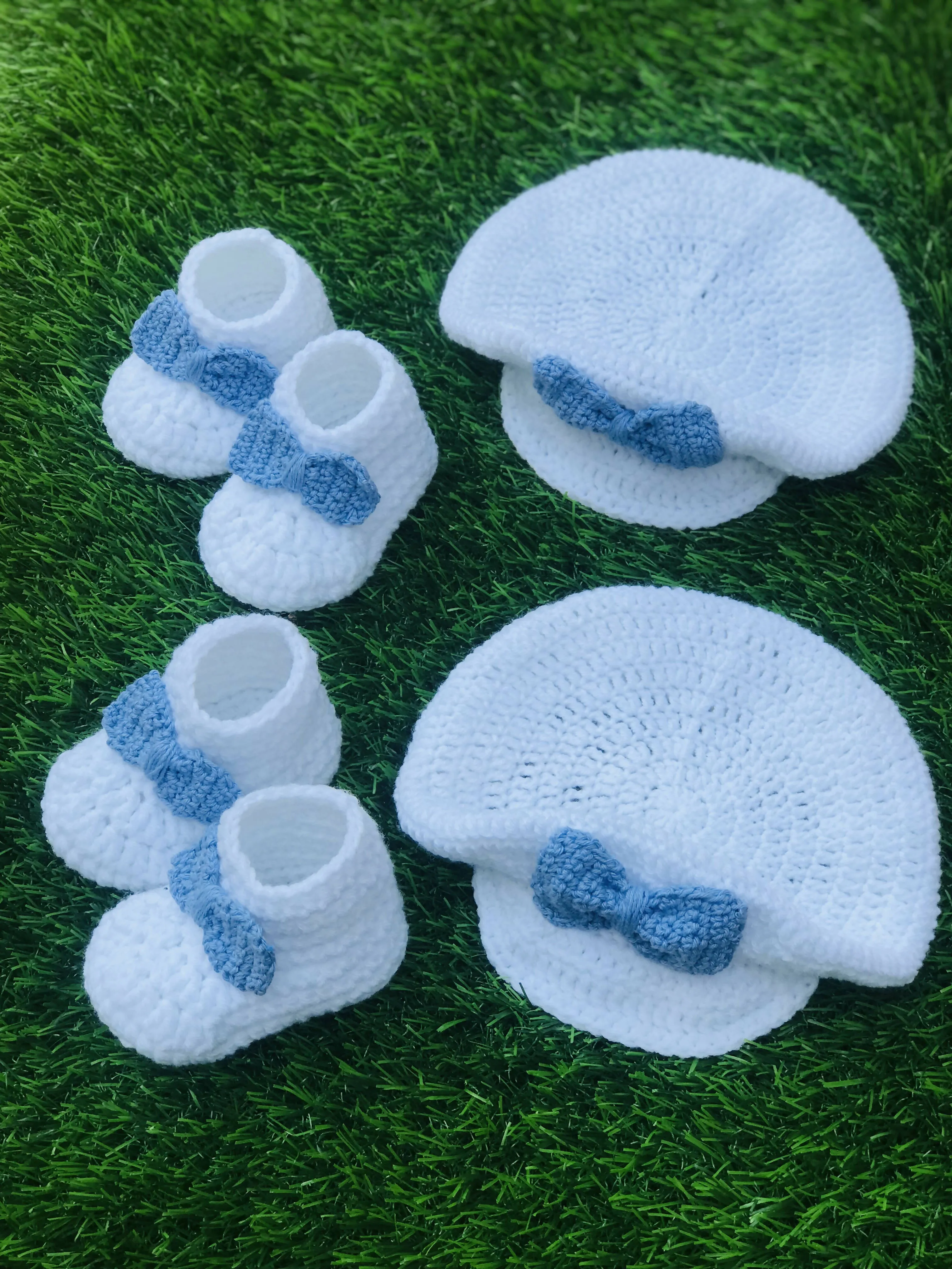 Baptisum cap and shoes