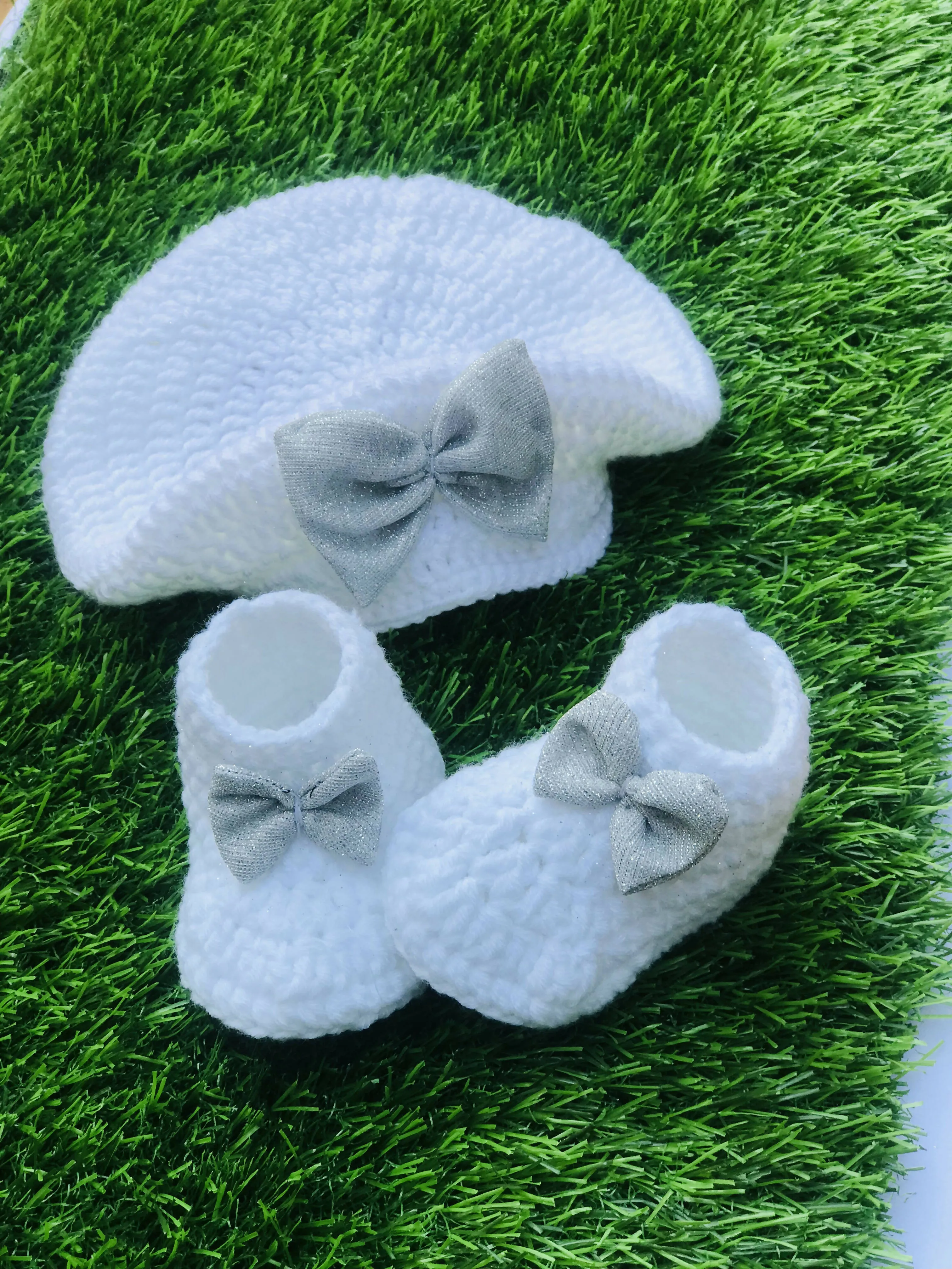 Baptisum cap and shoes