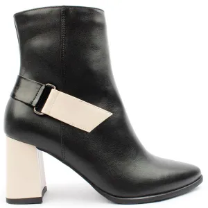 Bioeco Womens Ankle Boot 7774 Black Leather