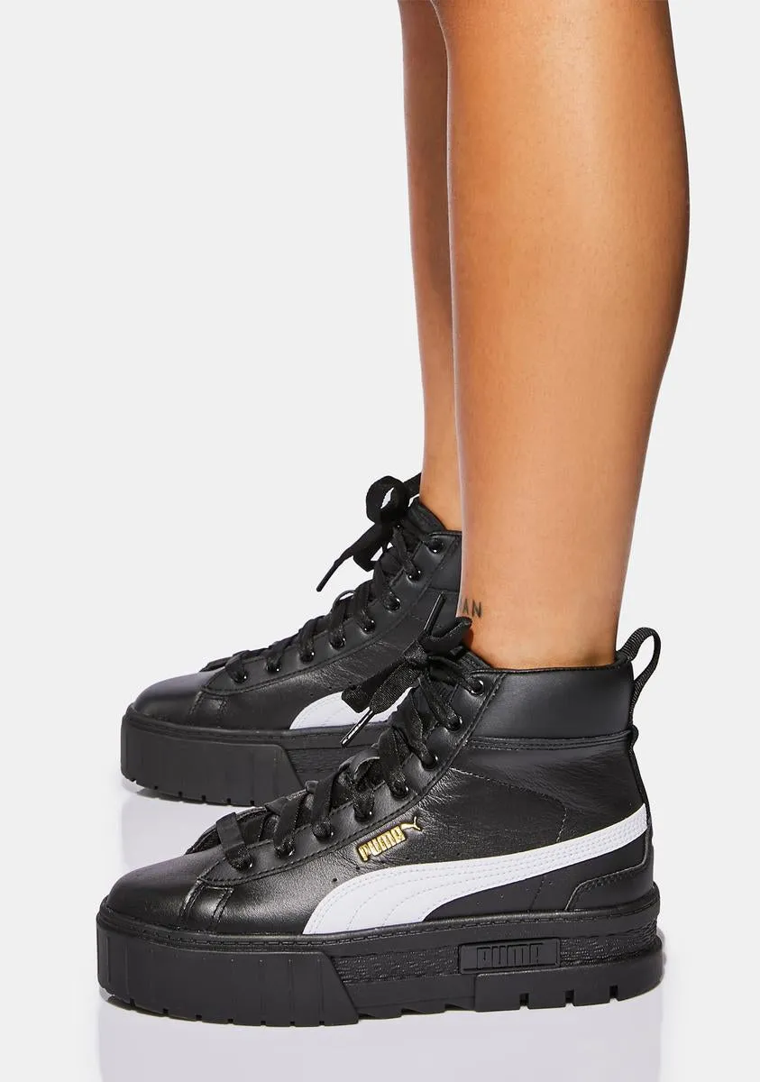 Black Mayze Mid Sneakers
