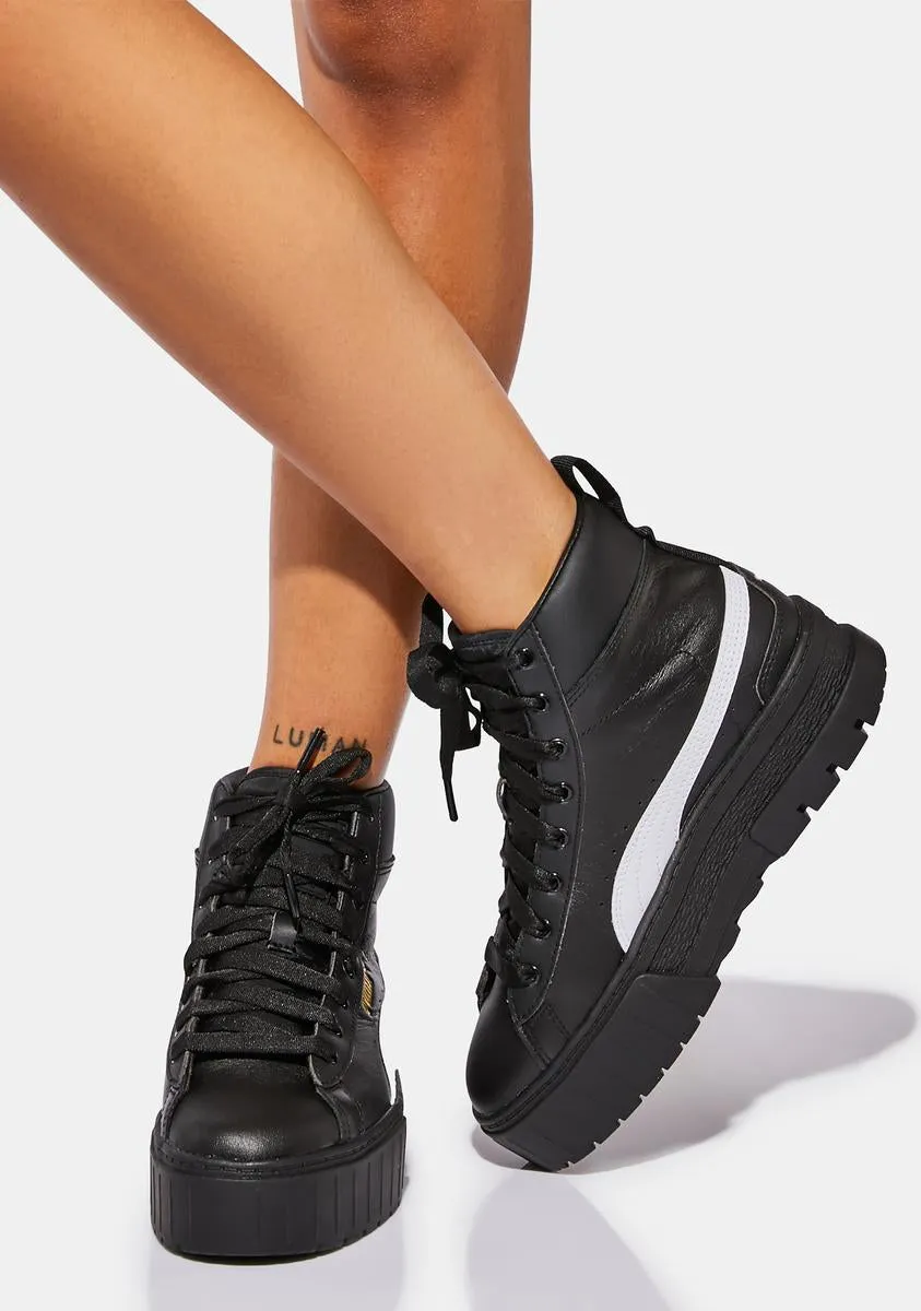 Black Mayze Mid Sneakers