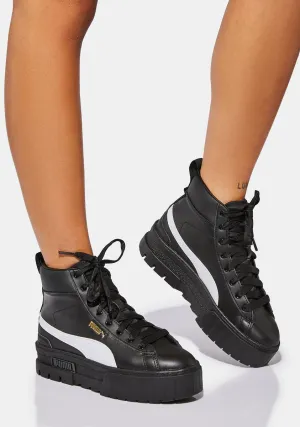 Black Mayze Mid Sneakers
