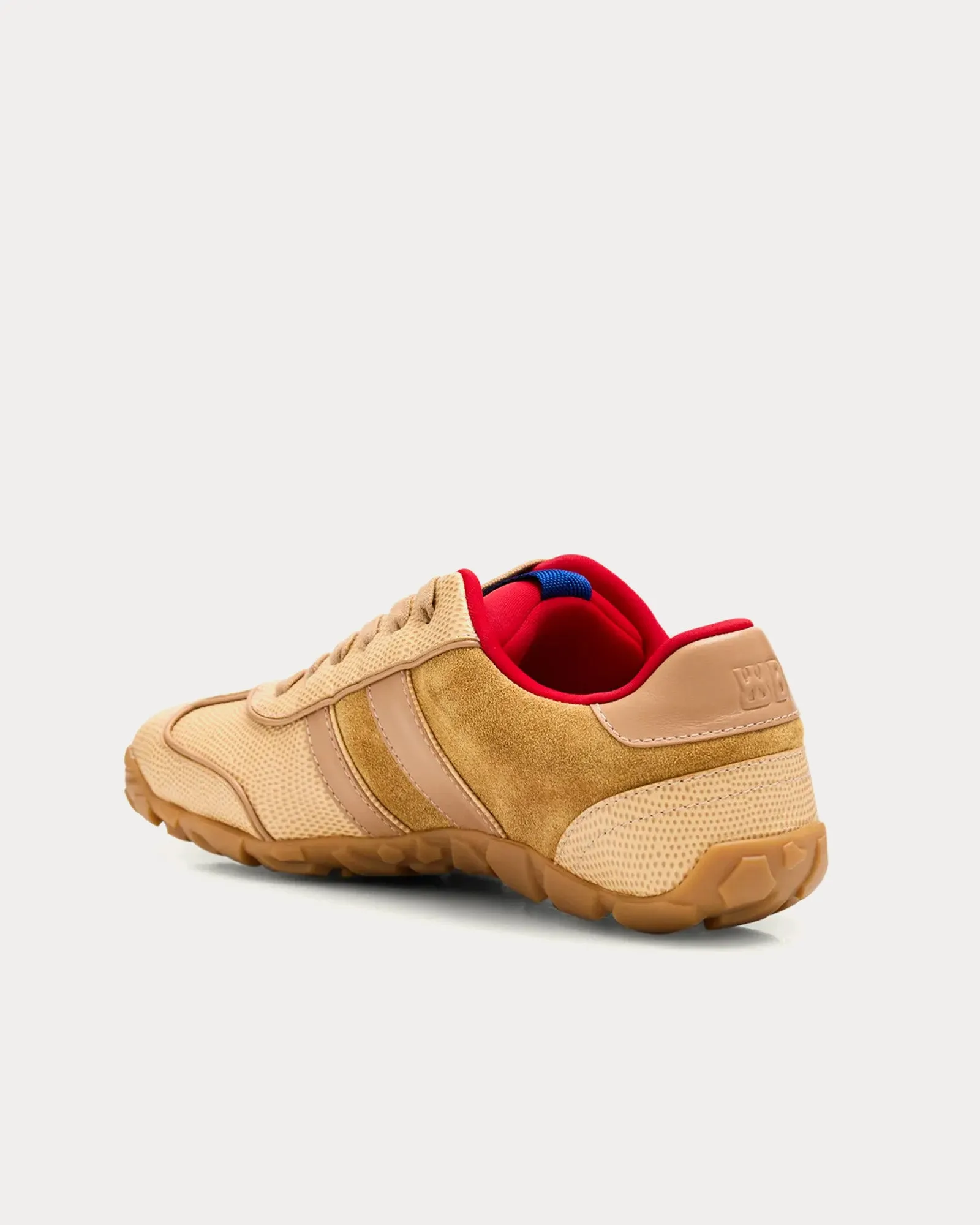 Cadence Suede & Leather Beige / Sand Low Top Sneakers