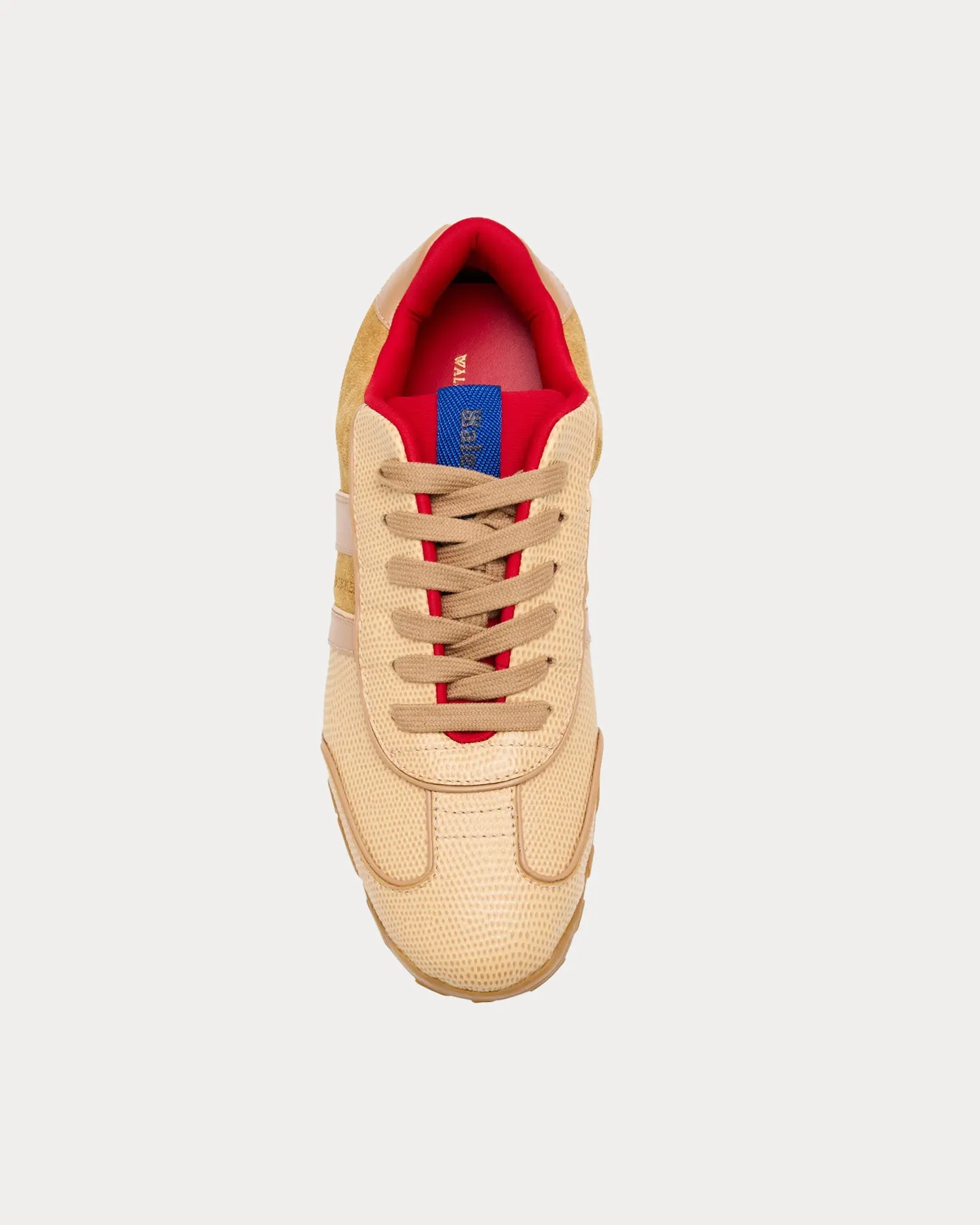 Cadence Suede & Leather Beige / Sand Low Top Sneakers