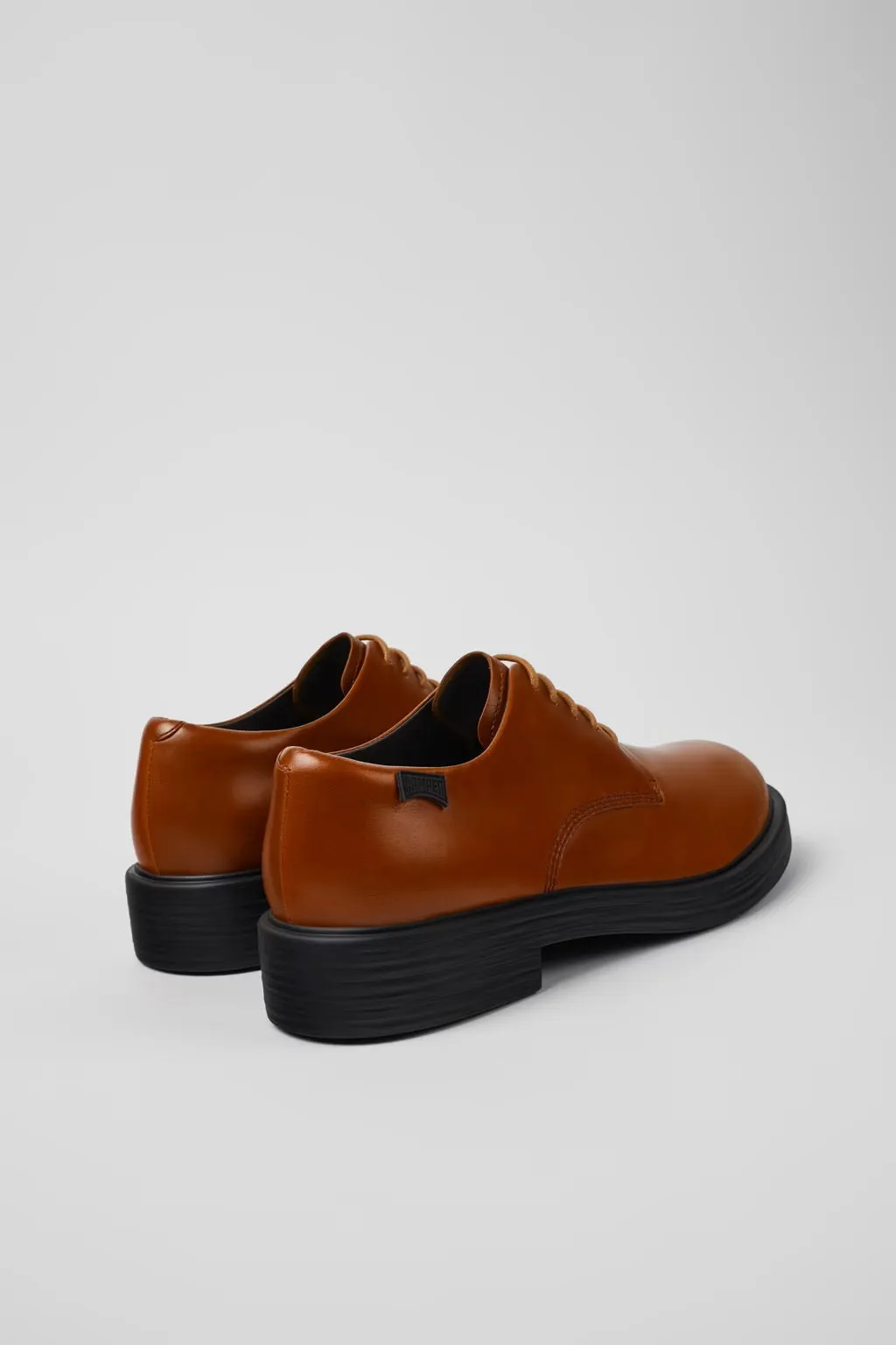 Camper Men's K10079 Dean Leather Formal Shoes Brown