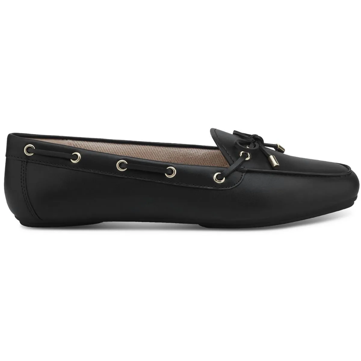 Charter Club Womens Davinaa Faux Leather Slip-On Moccasins