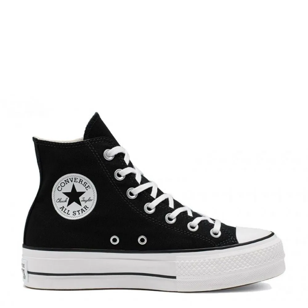 Converse Women's Chuck Taylor All Star Lift High Top in Black/White/White