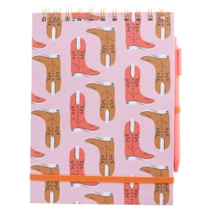 Cowgirl Boots Task Pad with Pen