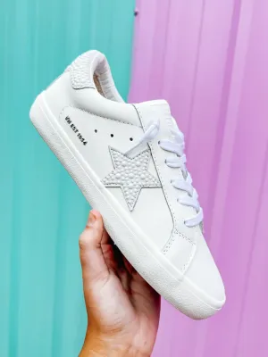 Dayna White Pearl Sneaker