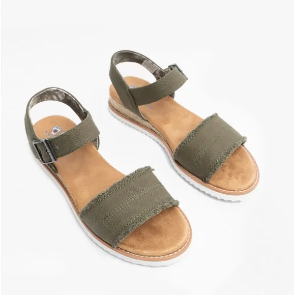 DESERT KISS-ADOBE PRINCESS Ladies Strap Sandals Olive
