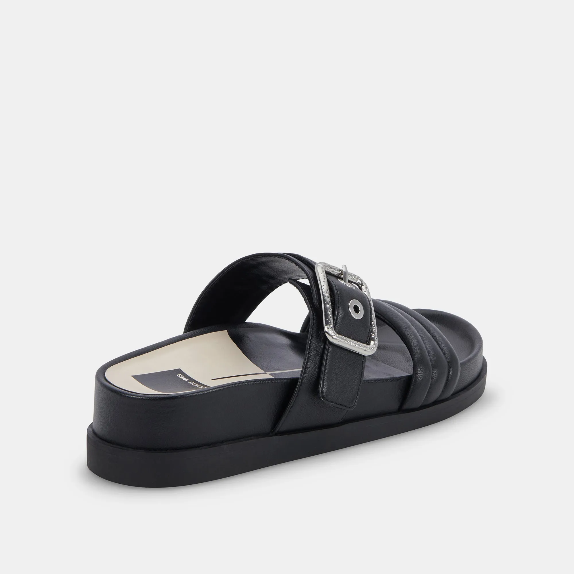 Dolce Vita Shaila Sandals in Black Leather