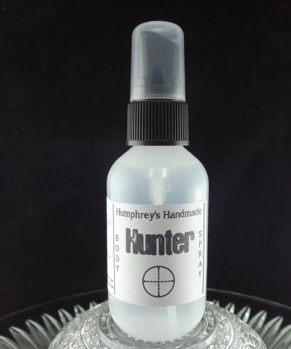 HUNTER Men's Body Spray | Dirt & Moss Scent | Linen Spray
