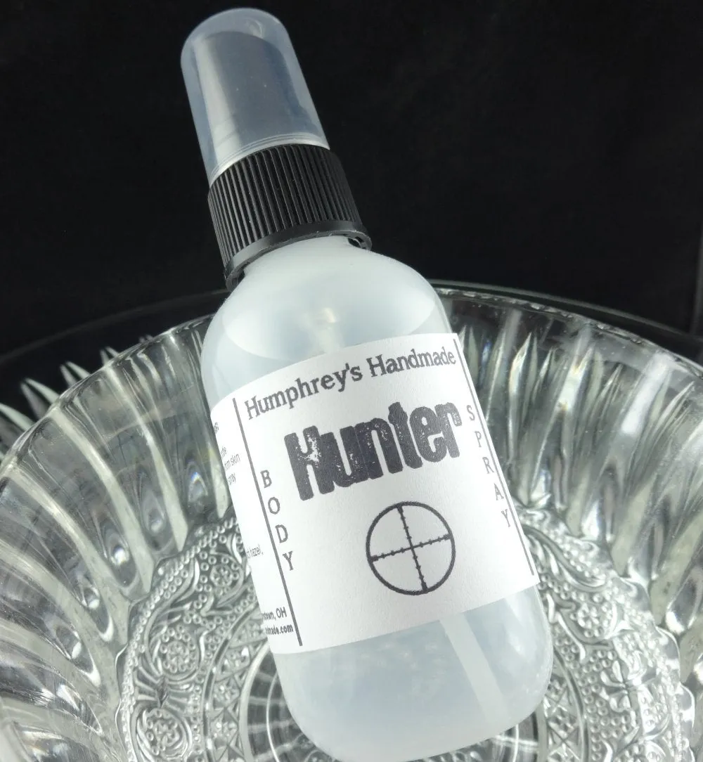HUNTER Men's Body Spray | Dirt & Moss Scent | Linen Spray