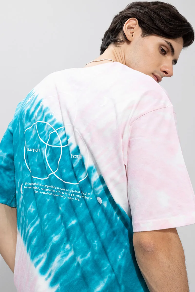 Intersection Pink Oversized T-Shirt