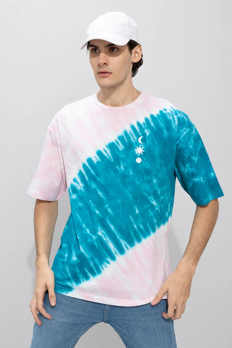 Intersection Pink Oversized T-Shirt