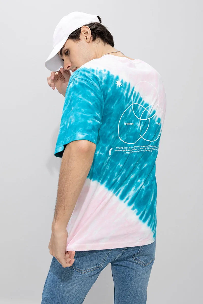 Intersection Pink Oversized T-Shirt