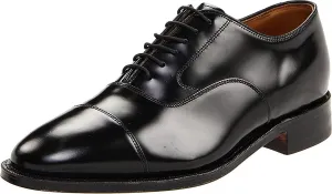 Johnston & Murphy Melton Cap-Toe Black Size 13 Dress Shoes