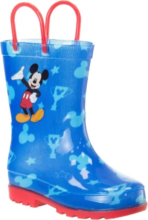 Josmo Boys Girls Character Boots  Waterproof Rubber Rainboots (Toddler - Little Kid)