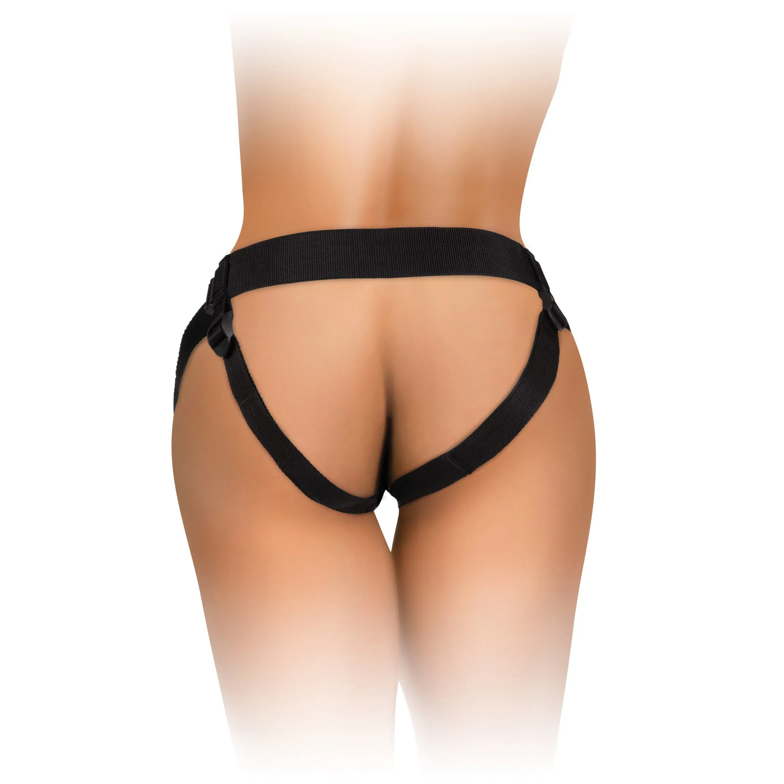 King Cock Elite Beginner's Body Dock Strap-on Harness - Black
