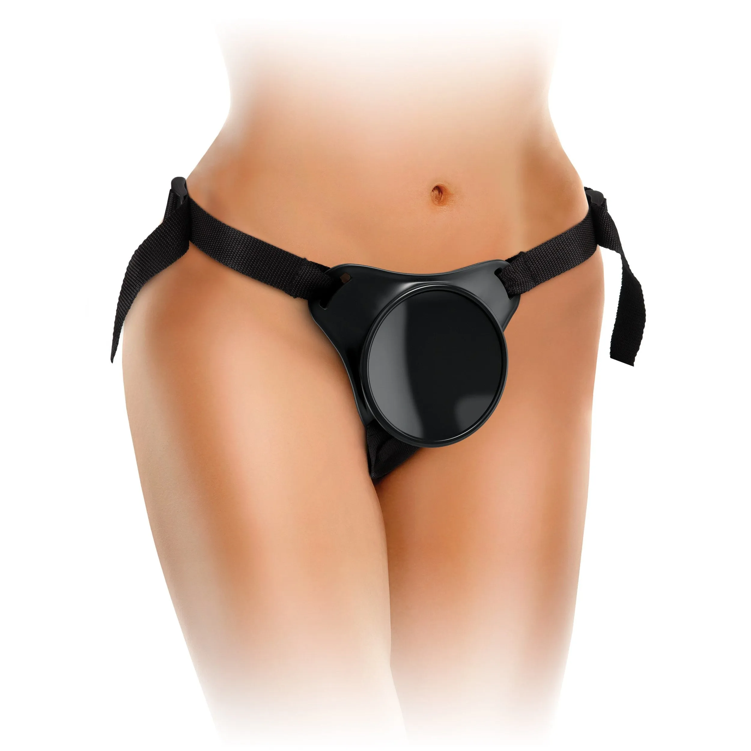 King Cock Elite Beginner's Body Dock Strap-on Harness - Black