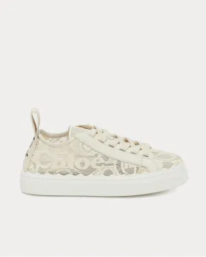 Lauren lace Mild Beige Low Top Sneakers