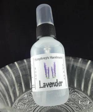 LAVENDER Body Spray | All Natural | 2 oz | 4 oz | Essential Oil