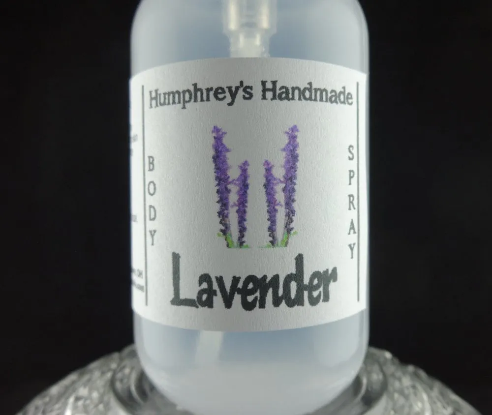 LAVENDER Body Spray | All Natural | 2 oz | 4 oz | Essential Oil