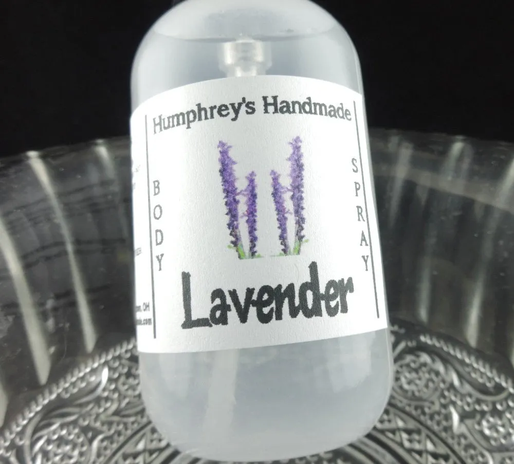 LAVENDER Body Spray | All Natural | 2 oz | 4 oz | Essential Oil