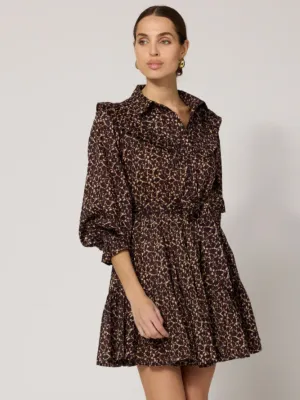 Lotte Mini Dress in Medici Print