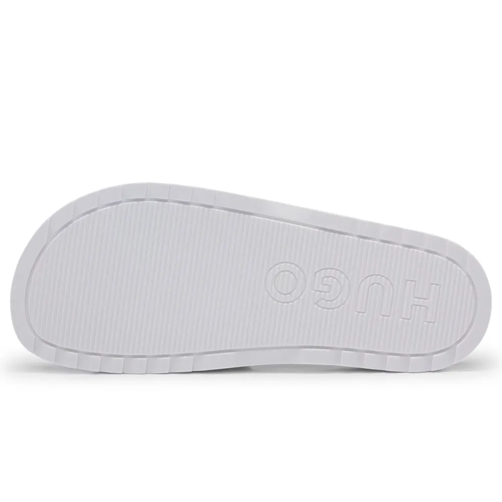 Match Slider Sandals, White
