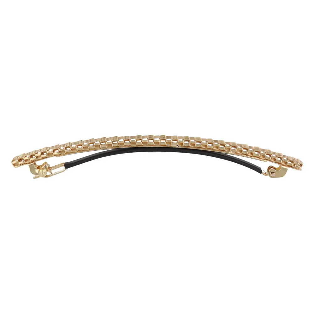 Mesh Rectangle Slim Barrette