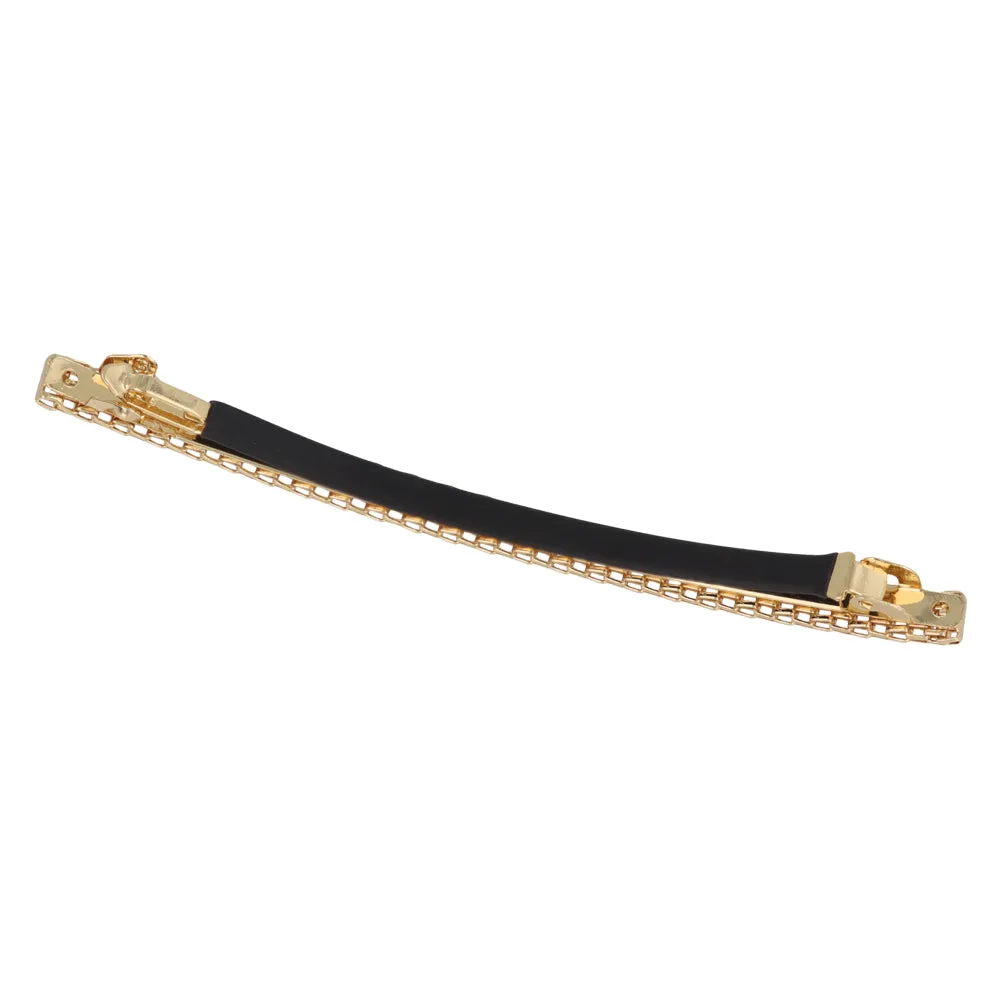 Mesh Rectangle Slim Barrette