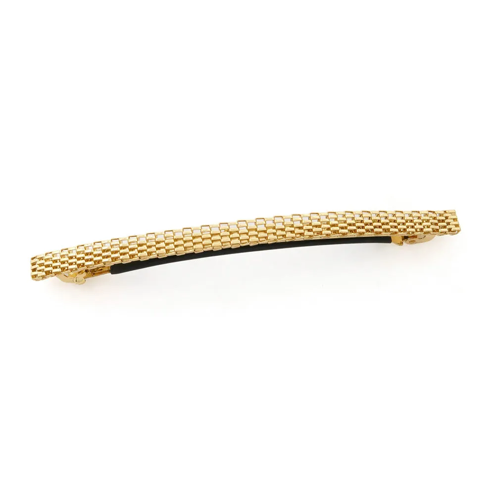 Mesh Rectangle Slim Barrette