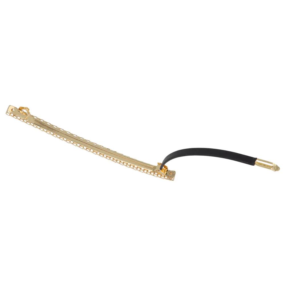 Mesh Rectangle Slim Barrette