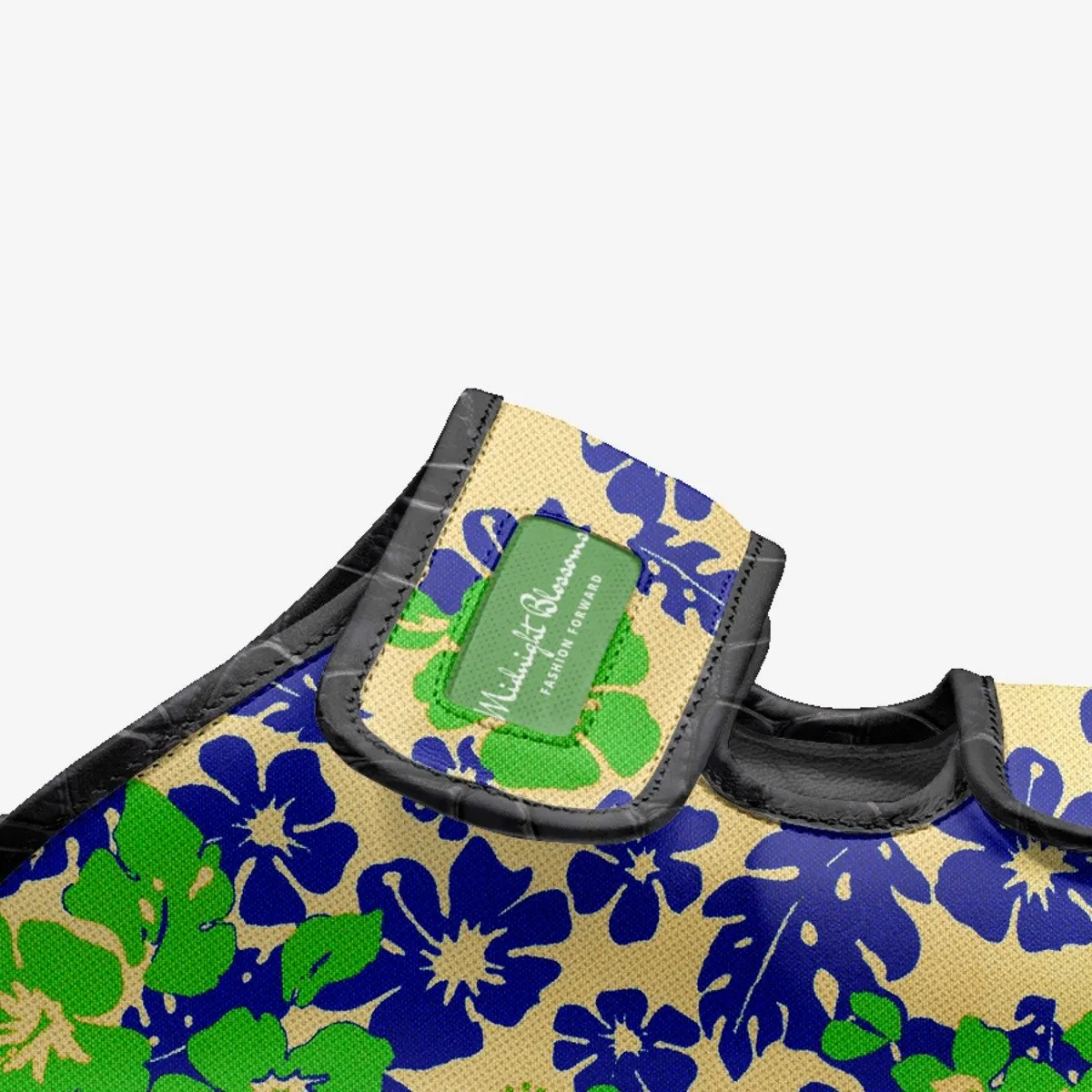 Midnight Blossoms Luxury Sandal – Italian Double Stripe Limited Edition