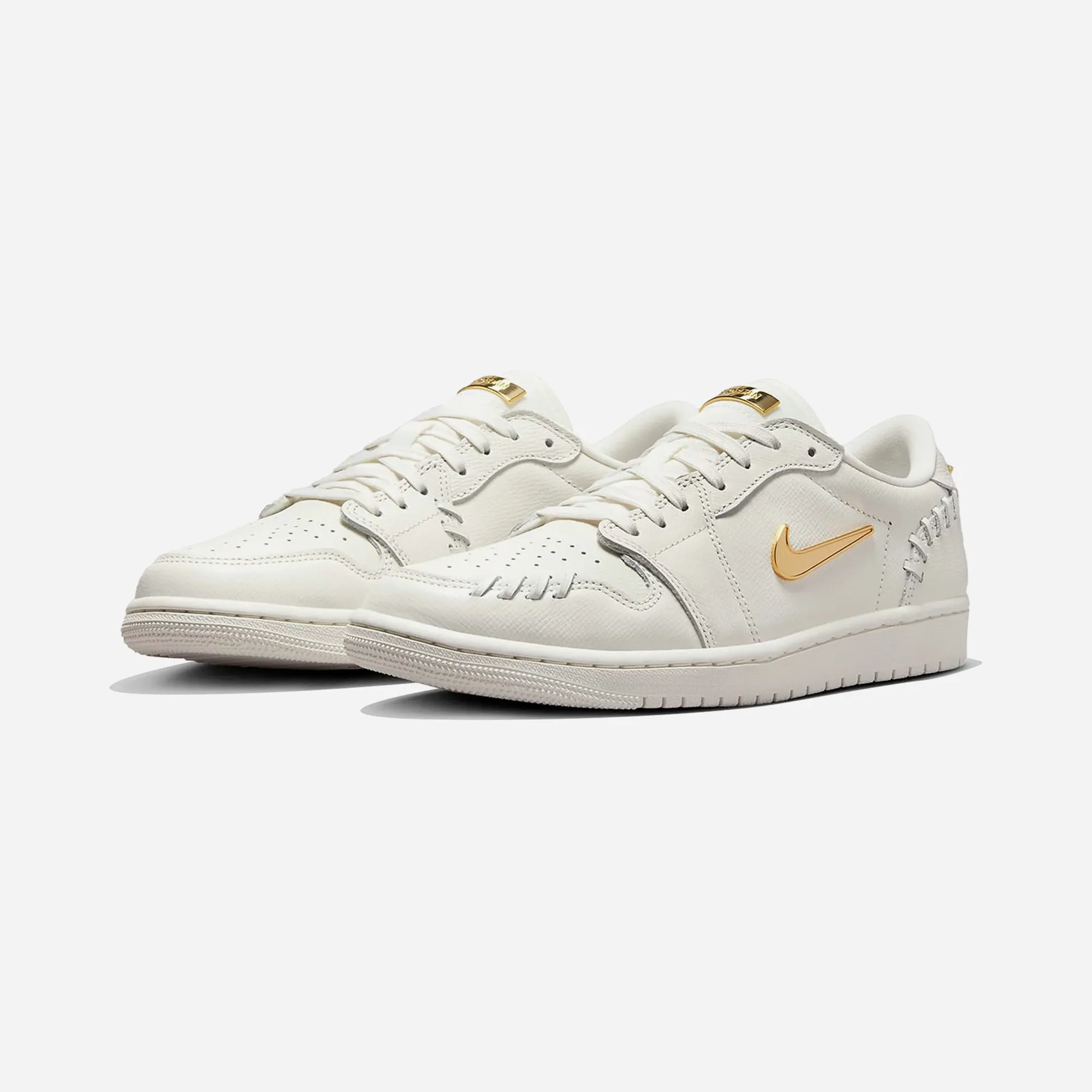 Nike Jordan 1 Low Method of Make Sail Metallic Gold (WMNS)