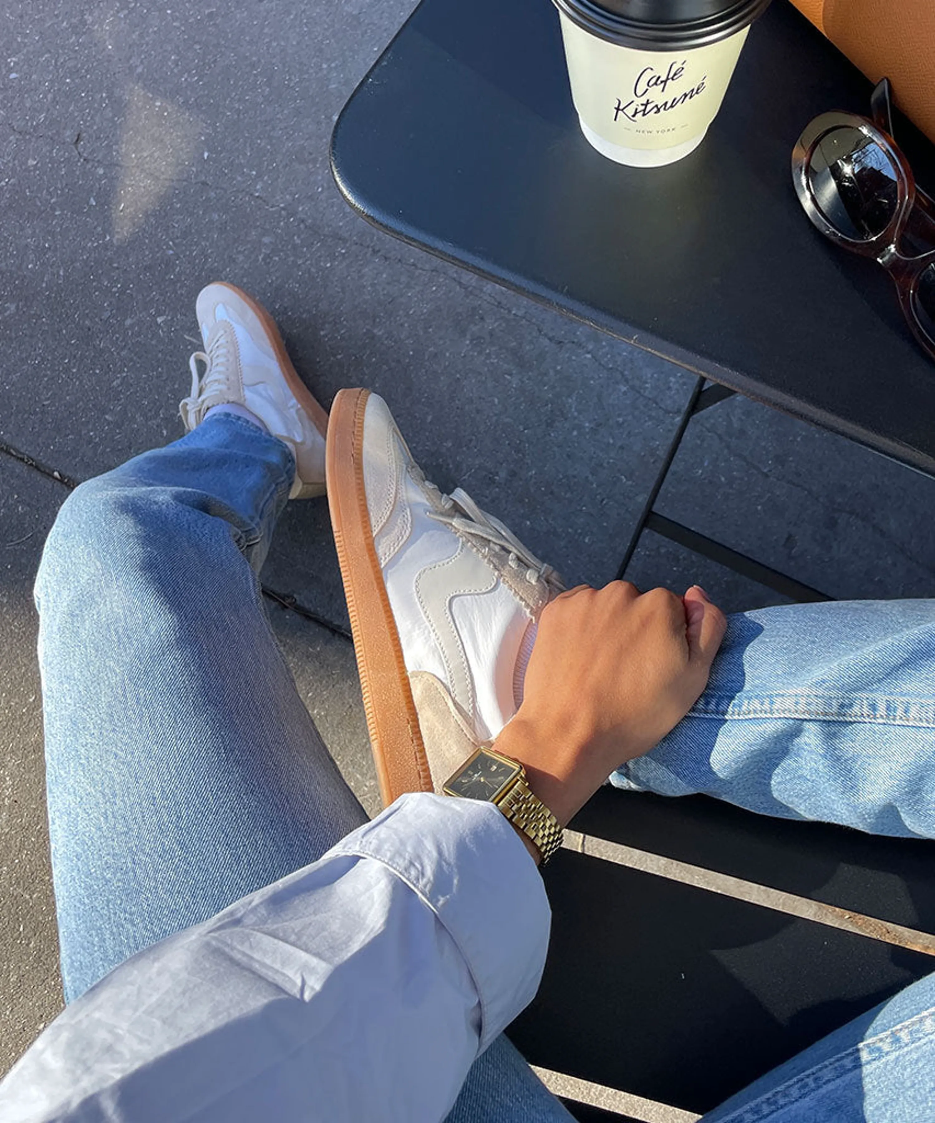 Notice Sneaker | Ivory Multi