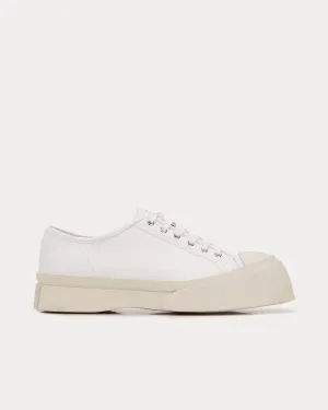 Pablo Nappa Leather White Low Top Sneakers