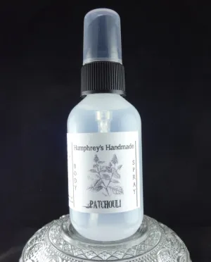 PATCHOULI Body Spray | 2 oz 4 oz | Essential Oil | All Natural Earthy | Unisex