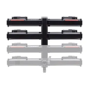 Piston X Add On Led Dual Ratchet Platform Rack With Kashima - 2 Bike